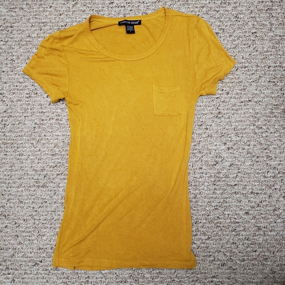yellow gold womens tops